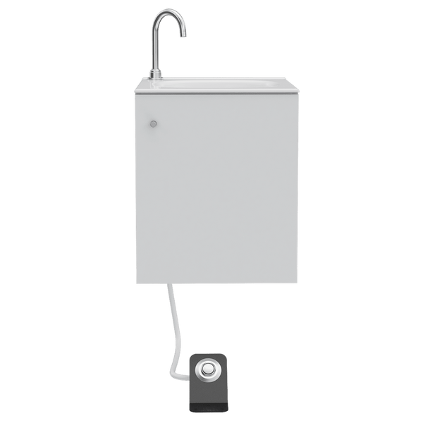 Mueble Lavamanos Aluvy color Blanco para Baño.