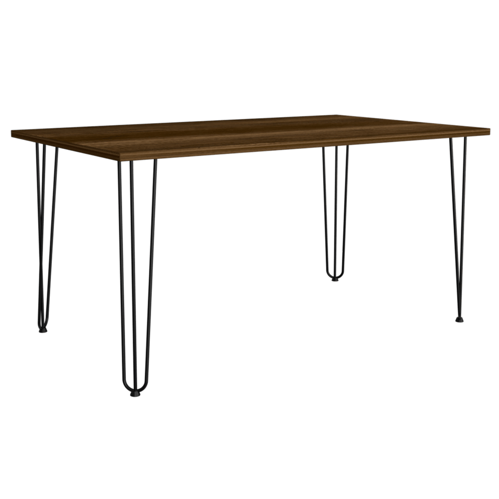 Combo Comedor Vimeno, Cobre, Wengue y Café Claro, Incluye Comedor y 6 Sillas - VIRTUAL MUEBLES