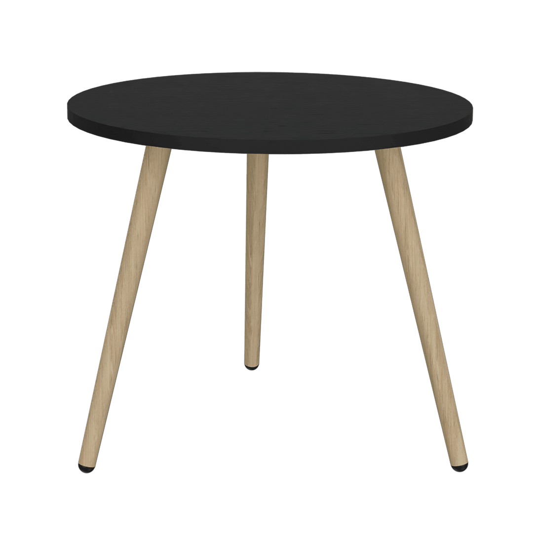 Mesa de Centro, Zohi, Wengue, con Diseño Redondo - VIRTUAL MUEBLES