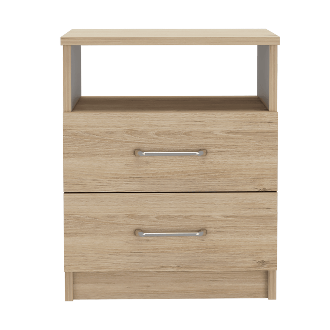 Mesa de Noche Cantabria color Miel para Habitación.