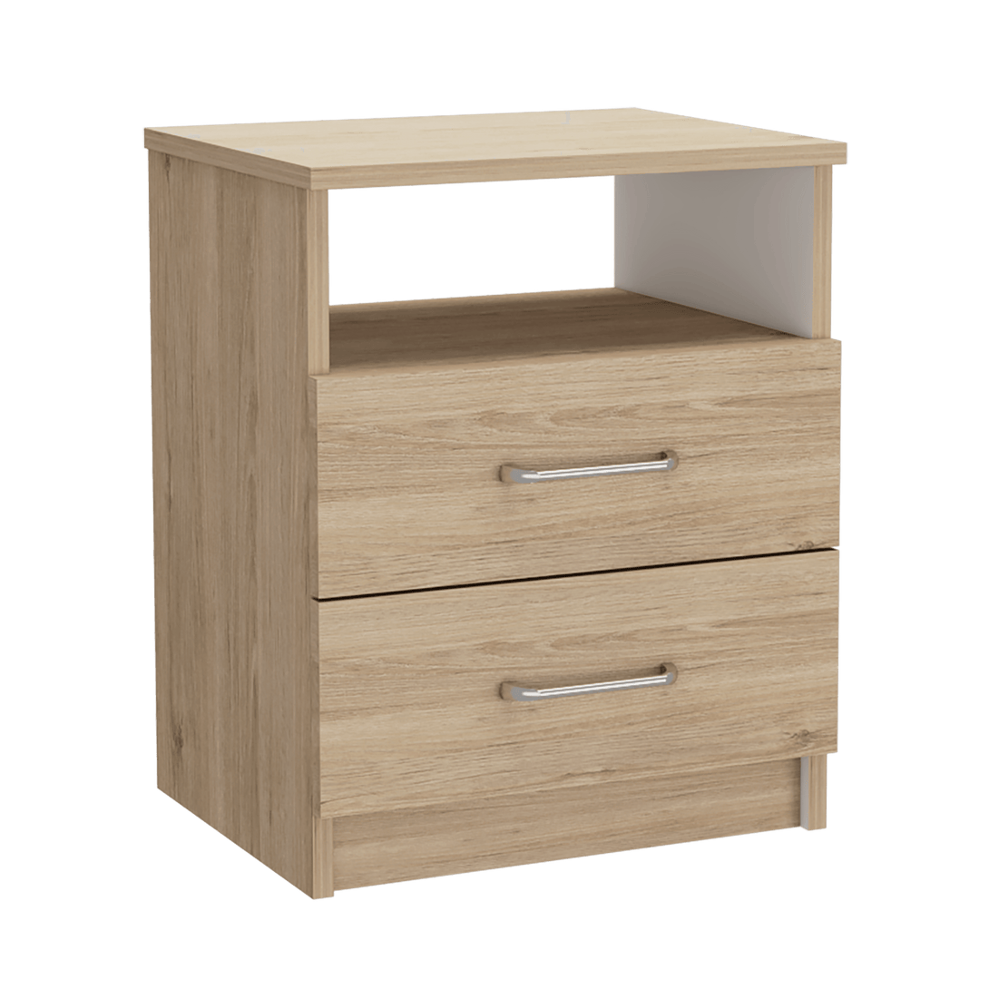 Mesa de Noche Cantabria color Miel para Habitación.