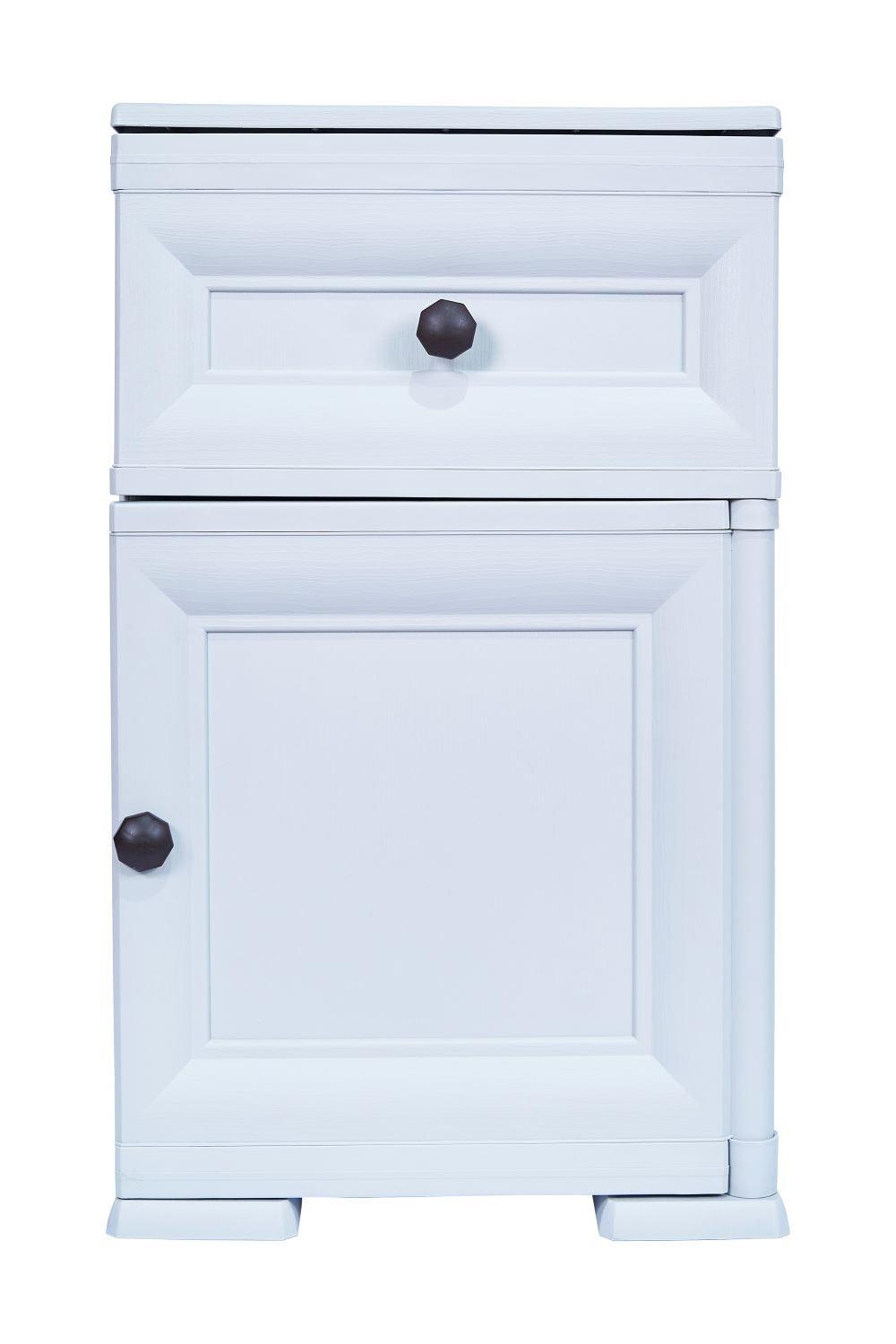 Mueble Organizador Elegance Tiziano color Gris para Habitación.