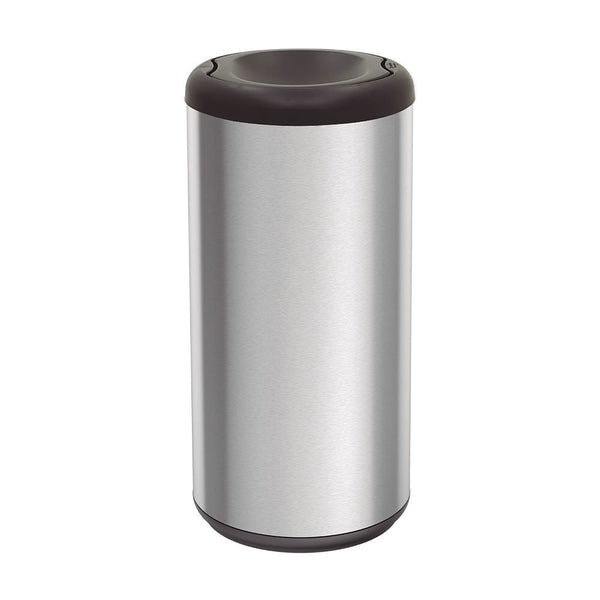 Papelera Piamonte, tapa Negra  basculante