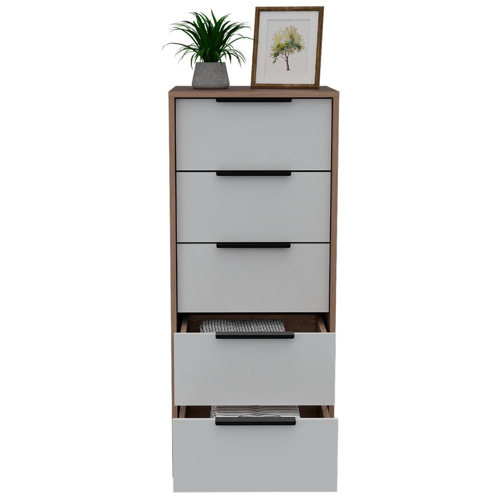 Organizador Wesley color Miel y Blanco para Habitación.