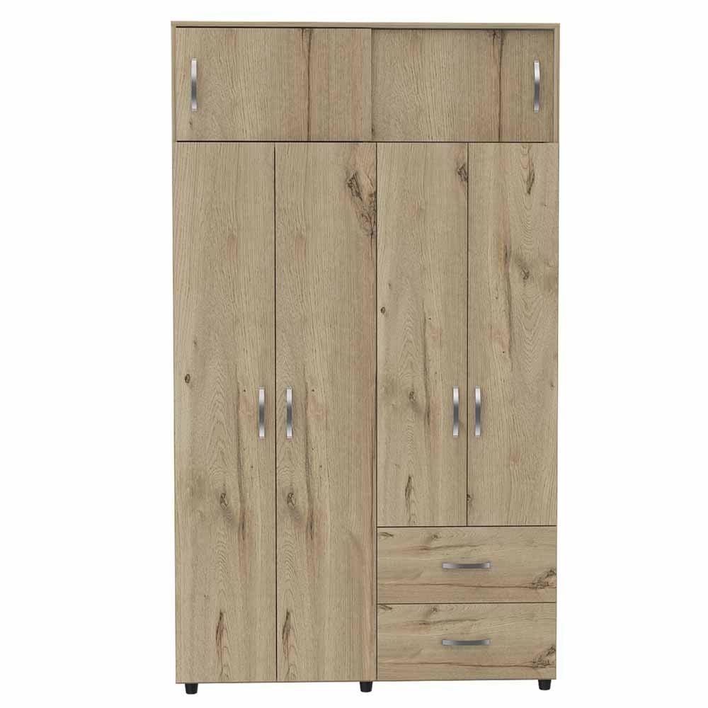 Closet Macarena color Café claro y Blanco para Habitación.