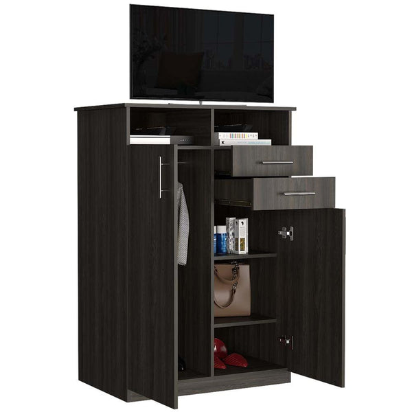 Closet Donat color Grafito para Habitación.