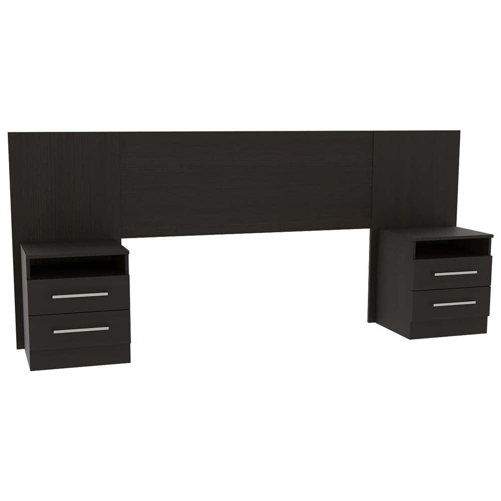 Cabecera Salvador color Wengue para Habitación.