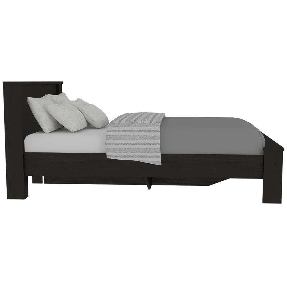 Cama Sencilla Cantabria color Wengue para Habitación.