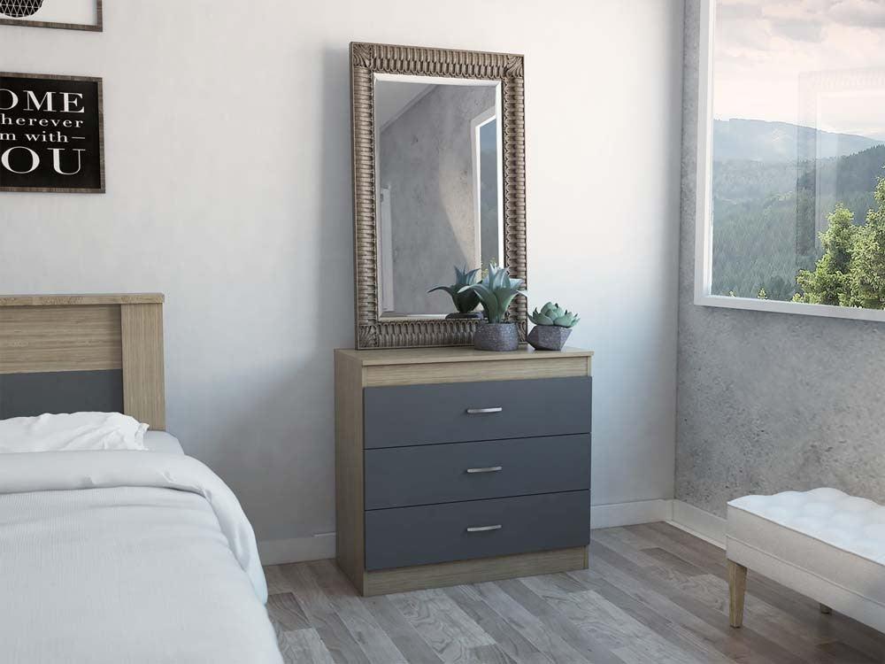 Organizador Conor color Miel y Plata oscuro para Habitación.