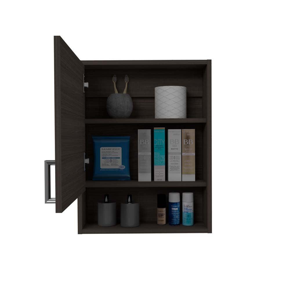 Gabinete de Baño Guido color Gris ahumado.