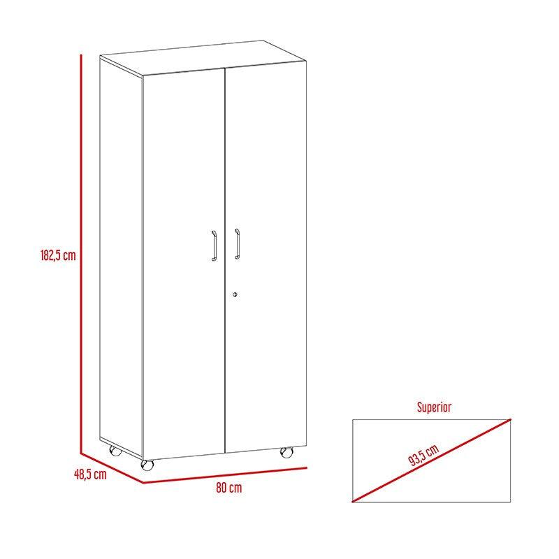 Closet Aikea color Wengue para Habitación.